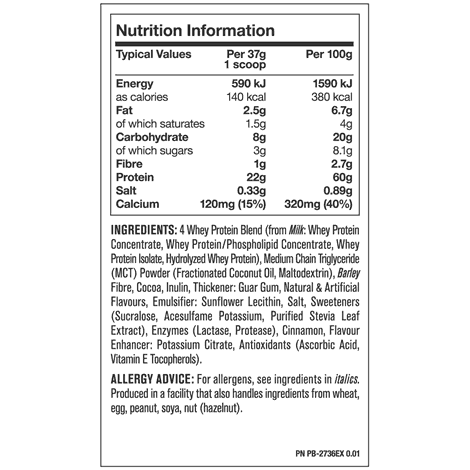 Mutant Pro – Protéine Whey Concentrée (908 g – 25 portions)