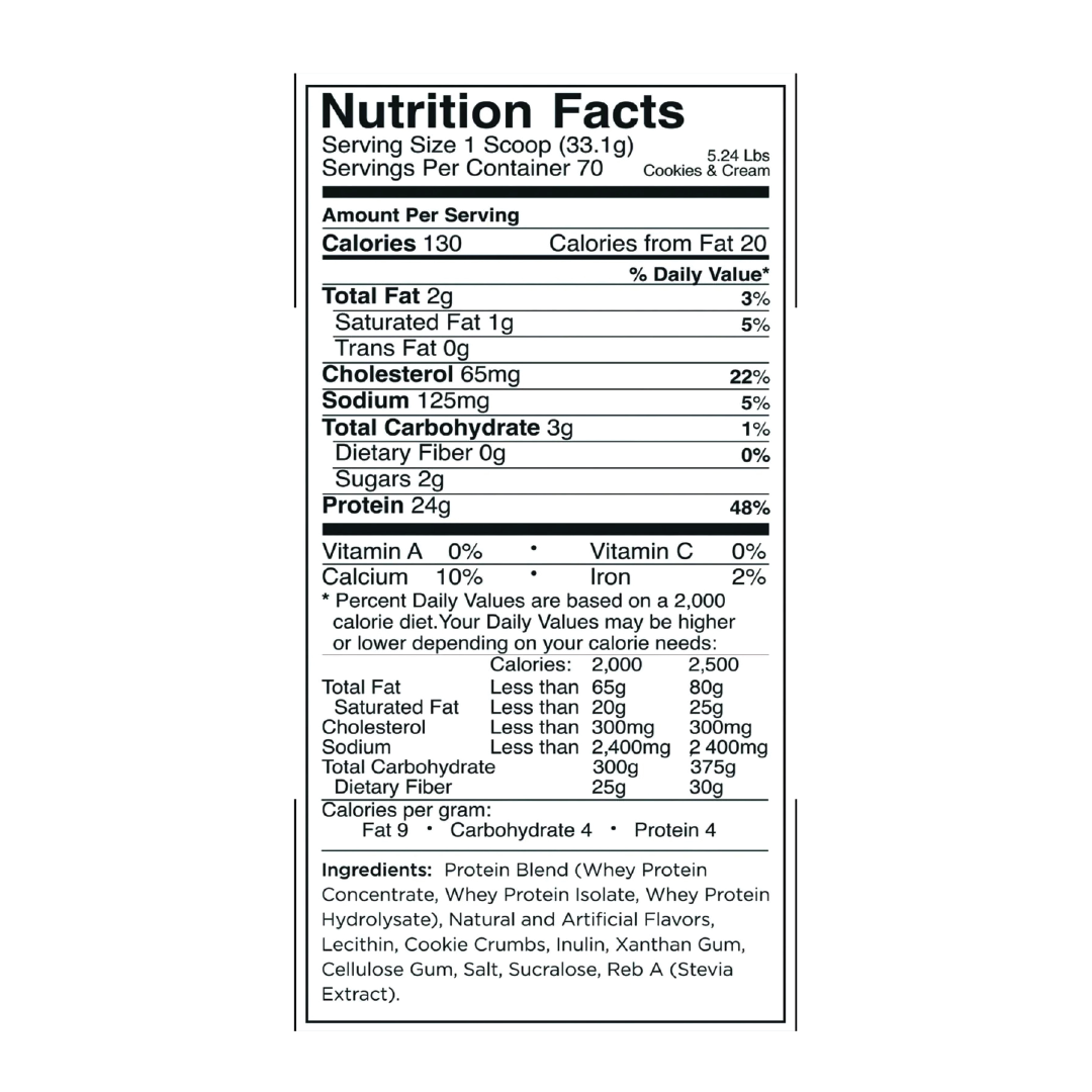 Rule 1 Whey Protein - Récupération Musculaire (2,24 Kg - 68 Servings)