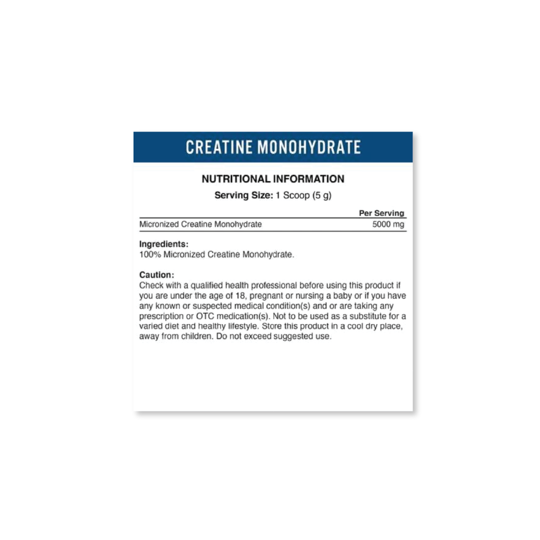 Applied Nutrition Creatine Monohydrate – Micronisée, 500 g (100 Portions)