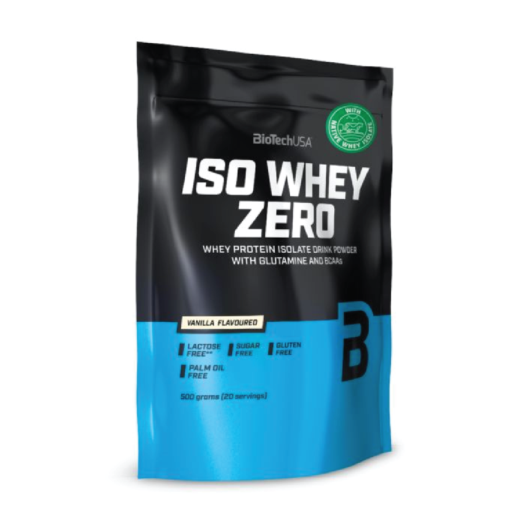 BioTechUSA Iso Whey Zero - Sans Sucre & Sans Gluten (500 gr - 20 Servings)