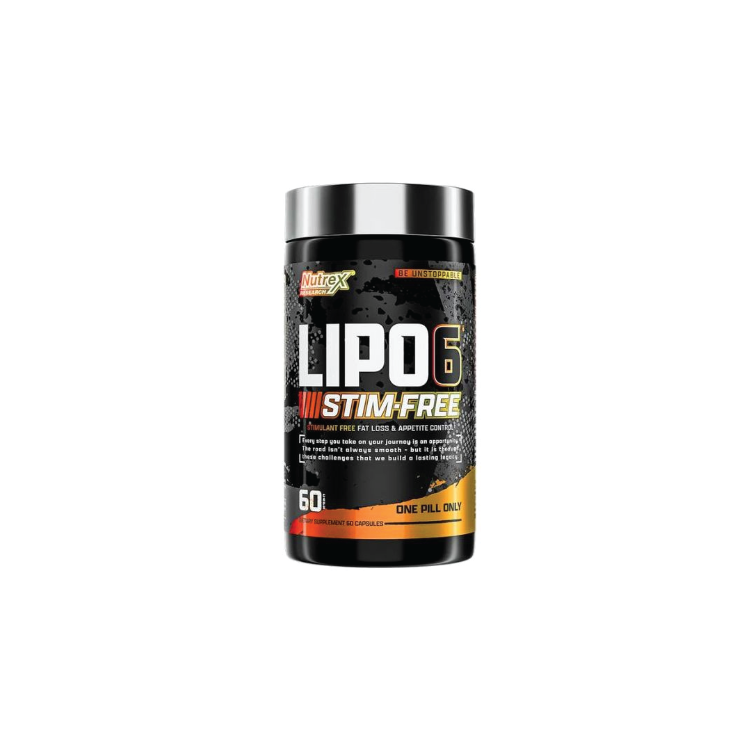 Nutrex Research Lipo-6 Stim-Free – Brûleur de Graisse Sans Stimulant, 60 Capsules