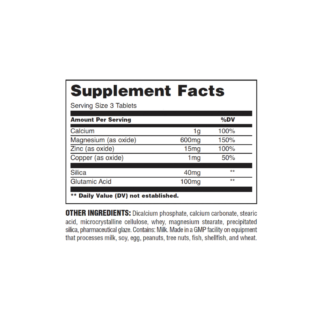 BioTechUSA Calcium Zinc Magnesium – 100 Comprimés (Complexe minéral)